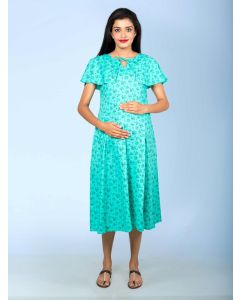 Maternity Nightie Short (Erin green)
