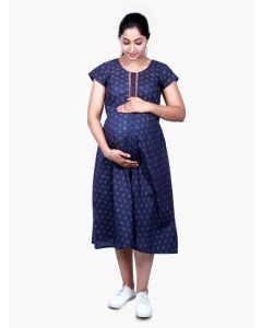 Maternity & Nursing short dress with FREE MASK (MIA)