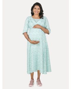 Maternity Nightie Short (Elyn Green)
