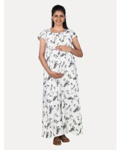 Maternity Nightie With Free Mask (Lara Ash)