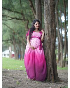 Maternity Photo Gown Shade pink