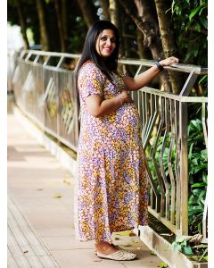 Maternity Short Night Gown- Dara Brown