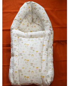 Newborn Baby Bed- Mushroom Pink