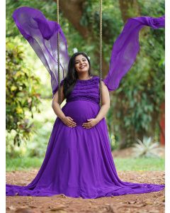 Baby Shower Dress Violet
