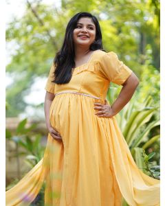 Baby Shower Dress- Yellow
