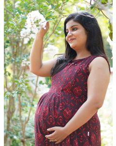 Maternity Photoshoot Gown- Brown