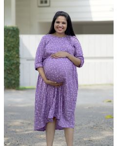 Maternity short Dress- Dina Violet