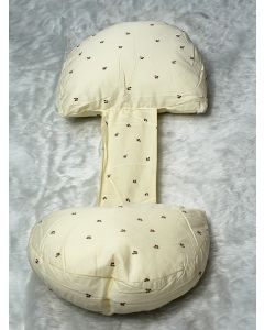 Ziva Organic Belly Pillow- Cherry Print