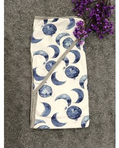 Baby Hood Towel- Moon Print