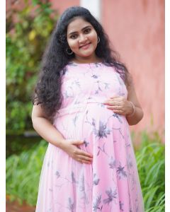 Maternity Photo Gown- Pink