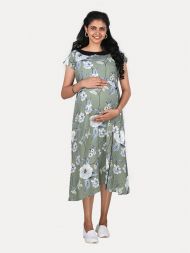 Maternity Short Dress-Yara(Pink)